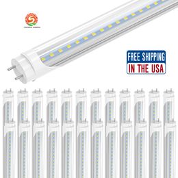 US Stock 4FT LED Ampoules Tube Lumières 1.2 Mètre LED Tubes 22 W T8 Lumière Fluorescente 6500 K Blanc Froid Usine En Gros