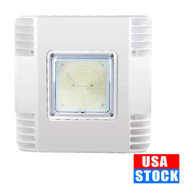 Luces de techo LED Reflectores para gasolineras Almacén Garajes Estacionamiento Iluminación de bahía alta Impermeable IP66 110-277v 5500K 150W Oemled