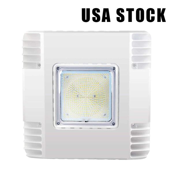 Luces LED para toldo, reflectores para gasolineras, almacenes, garajes, estacionamiento, iluminación de campana montaje alto, resistente al agua IP66 110-277v 5500K 150 W