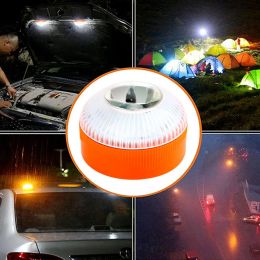 Led Auto Noodverlichting Zaklamp Magnetische Inductie Strobe Verkeersongeval Lamp Beacon Veiligheidsaccessoire