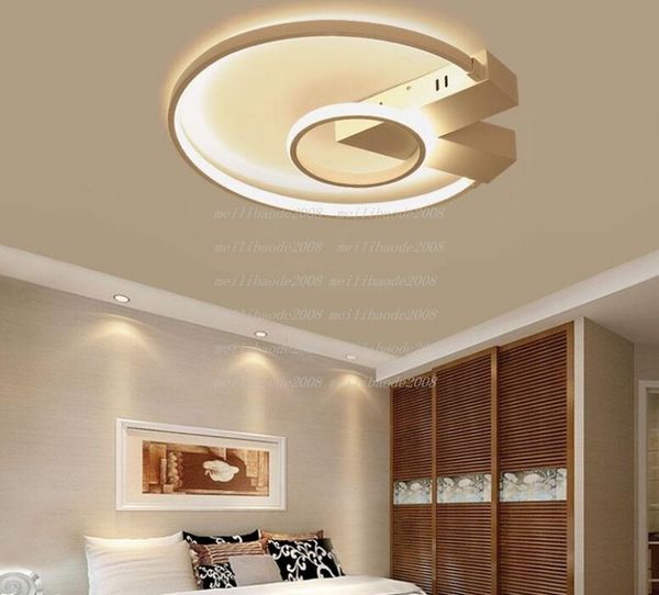 Led Plafonnier Plafonnier Éclairage Moderne Plafondlamp Anneau Lumière Avec Télécommande Salon Chambre Restaurant Salle De Bains MYY