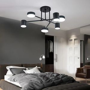 Lampe à plafond LED simple salon créatif Light Modern Plafond Chandelier Restaurant Hall Bedroom Home Decoration Lighting