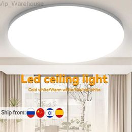 Lampada da soffitto a Led 15/20 /30 / 50W Plafoniere per soggiorno Lampada da pannello rotonda per camera da letto Cucina Balcone Illuminazione del corridoio HKD230825