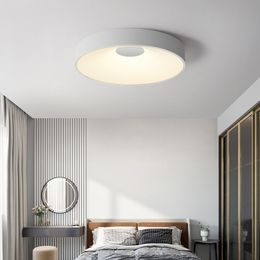 Plafonnier LED moderne salon lumière nordique Simple chambre ronde chambre lumière décorative plafonnier 90-260V