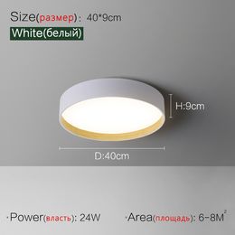 Plafonniers LED chambre 2022 nouvelle atmosphère moderne simple lampe d'étude ronde balcon lampe de chambre