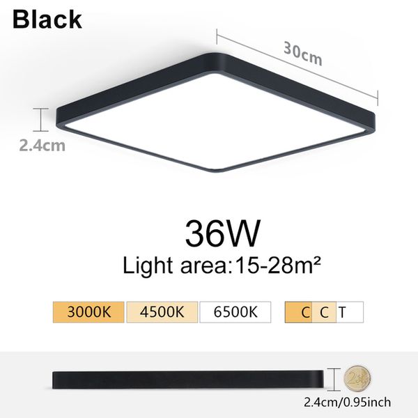 LED PLACEMENT LIGNES LAMPE LAMPE GRAIN VOIX ALEXA / Google Remote Control Square Plafond salon