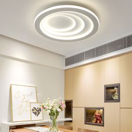 LED-kroonluchter plafondverlichting voor woonkamer slaapkamer AC85-265V Moderne kroonluchters glans ronde hardware