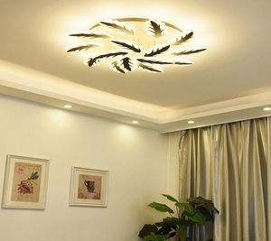 LED lustre télécommande LED plafonniers moderne pour chambre gradateur luminaire mètres MYY
