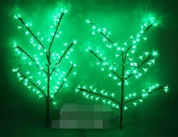 LED Cherry Blossom Tree Branch Decoratie 96 stks / 128 stks 110 / 220VAC Waterdichte Tuin Landschap Lamp Buitengebruik