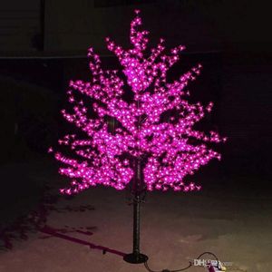 LED CHERRY BLOSSOM Tree Light 0 8m 1 2m 1 5m 1 8m Nouvel An Mariage Luminaria Branches d'arbres décoratifs Lampe extérieure Éclairage 282H