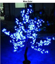 Lumière d'arbre de fleur de cerisier à LED 5 pieds 480 pièces ampoules LED 1,5 m de hauteur 110 V 220 V sept couleurs pour l'option décoration extérieure de jardin de cour imperméable à la pluie