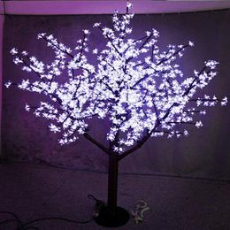LED arbre de fleur de cerisier lumière extérieure arbre artificiel étanche 5 pieds 540leds rose vert blanc bleu couleur pour les vacances de Noël Wed297a