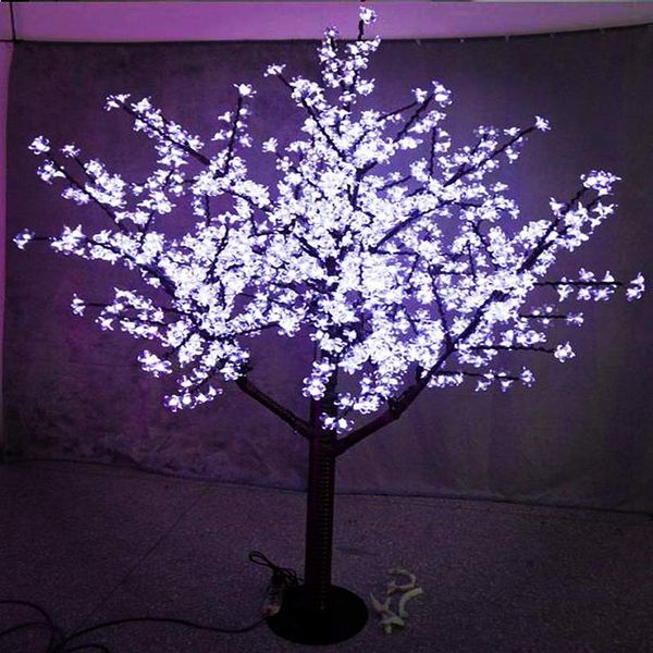 LED Cherry Blossom Tree Light Árbol artificial impermeable al aire libre 5 pies 540leds Color rosa verde blanco azul para las vacaciones de Navidad Wed318E