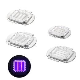 LED-chip 50W COB Ultraviolette lichten (365 nm 375nm 385nm 395nm 405nm 420nm) Super heldere intensiteit SMD COB-licht voor het detecteren van scanningprinter Anti-nep Usalight