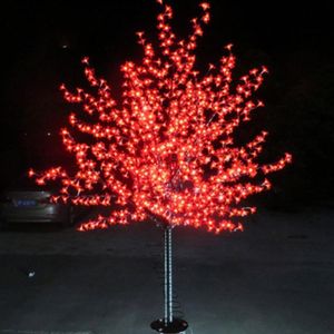 Lumière LED de noël pour arbre en fleurs de cerisier, 2M de hauteur, 110vac, 220vac, étanche à la pluie, utilisation en extérieur, chute 240x