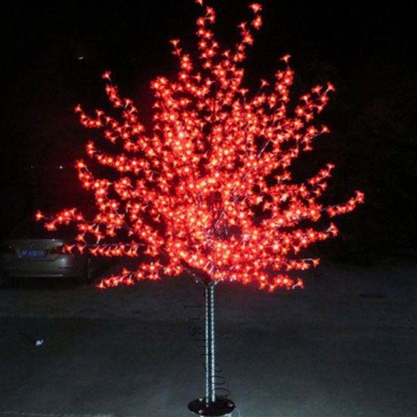 Lumière de Noël LED Cherry Blossom Tree Light 2M Hauteur 110VAC 220VAC Utilisation extérieure étanche à la pluie Drop 3000