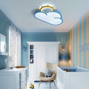 Led wolken plafond kroonluchter lichten armatuur plafondlamp kinderen baby kinderen slaapkamer verlichtingsarmaturen moderne kroonluchter voor baby