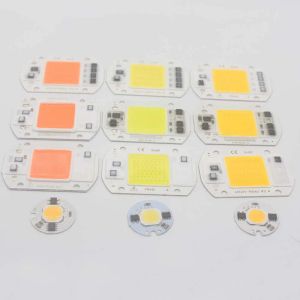 LED COB CHIP 110V 220V 9W 10W 20W 30W 50W ENTRADA DE LABORA DE LECULACIÓN DE LED SMART IC Flood Light Flight