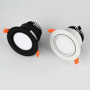 LED COB Spotlight Plafondlamp AC85-265V 3W 5W 7W 9W 12W 15W Aluminium inbouwdownlights Ronde Paneel Licht