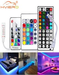 Led Controller 17key 24key 44key IR RGB Controler LEDs Verlichting Controllers Afstandsbediening Dimmer DC12V Voor RGBs 3528 5050 Strip4268033
