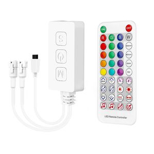 LED-controller SP611E Bluetooth Music-app voor WS2811 WS2812 Adresable LED Light Strip IR 38 toetsen DC5V-24V