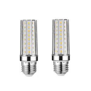 Bombilla LED de maíz E27 E14 E12 SMD2835 sin parpadeo 12W 16W 86V-265V candelabro vela luz LED para decoración del hogar crestech