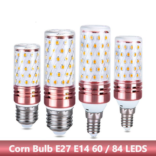 Bombilla Led de maíz E14 lámpara de vela luces E27 lámpara 2835 SMD110V 220V cálido 3000K frío 6500K blanco natural 4000K