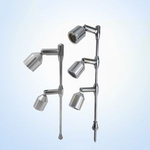 LED-teller vlekverlichting Moderne Spotlamp Hoogte Verstelbare Lamp Richting Indoor Spotlight met 2 LED's Licht Warm Warm Wit