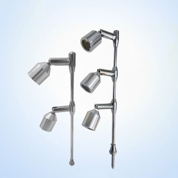 Led Comptoir Spots Moderne Spot Lampe Hauteur Réglable Lampe Spot Intérieur Directionnel avec 2 Leds Lumière Blanc Chaud Blanc