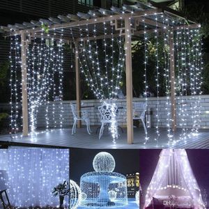 Led rideau lampe Conte de fées de Noël décoration de jardin de fête de mariage en plein air