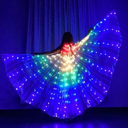 LED Dance Fairy Wings Butterfly Cape's Performance Vêtements de performance Stage FastFlash Light Performance Dancy Dancing LED Supplies