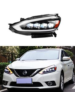 LED DAGTIME Running Head Lamp voor Nissan Sylphy 2016-2019 Sentra Turn Signal High Beam Light Projector Lens