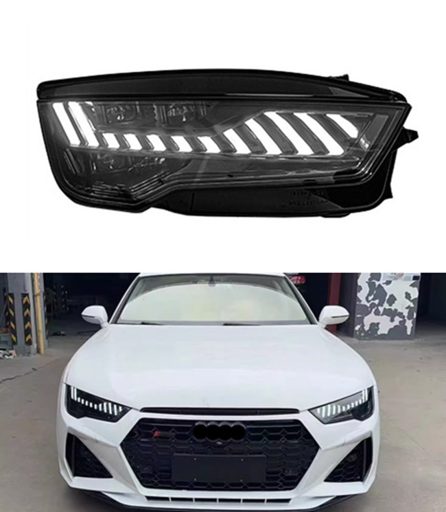LED-Tagfahrlicht für Audi A7 Autoscheinwerfer 2011–2018 Upgrade RS7 Blinker Fernlichtlampe