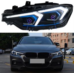 LED phare diurne pour BMW F30 F35 phare 2013-2019 DRL clignotant feux de route lentille de lampe