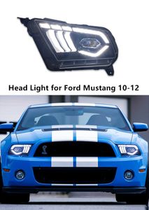 Phare de jour LED pour Ford Mustang, clignotant de voiture, feux de route 2010 – 2012, accessoires automobiles