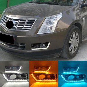 Led-dagrijverlichting Voor Cadillac SRX 2012 2013 2014 2015 2016 DRL mistlamp cover rijden lichten met richtingaanwijzer295j