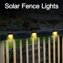 LED Deck Outdoor Solar Garden Lights Garden Path Patio Pathway Escaliers Étape Clôture Lampe oemled