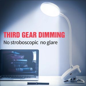 Lampe de bureau Led Portable, Rechargeable par USB, luminaire décoratif d'intérieur, idéal pour une chambre à coucher, une Table de chevet, 3 couleurs, veilleuse de lecture