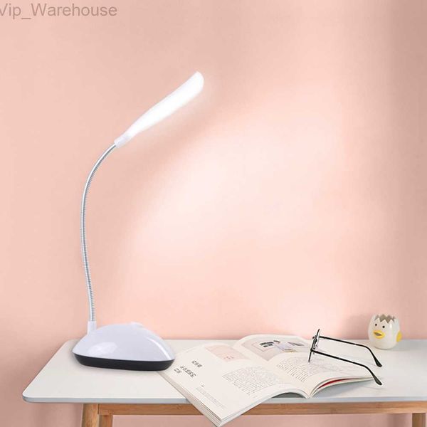Lámpara de escritorio LED Lámpara de mesa de lectura 3 AAA Batería Luz de libro Mini Protección para los ojos Lámpara de escritorio Oficina Dormitorio Cama Lámpara de mesa de estudio LED HKD230829