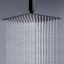 Pantalla digital LED Digital Matte Black Shower Grewet Faucet Bathtub Rain Waterfall Sistema de ducha Baiter Bath Bathomer caliente