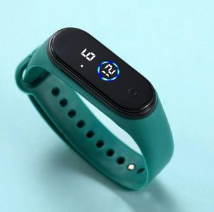 Reloj Digital LED inteligente para niños, regalo de cumpleaños para niños, relojes de pulsera deportivos impermeables para bebés para niños y niñas