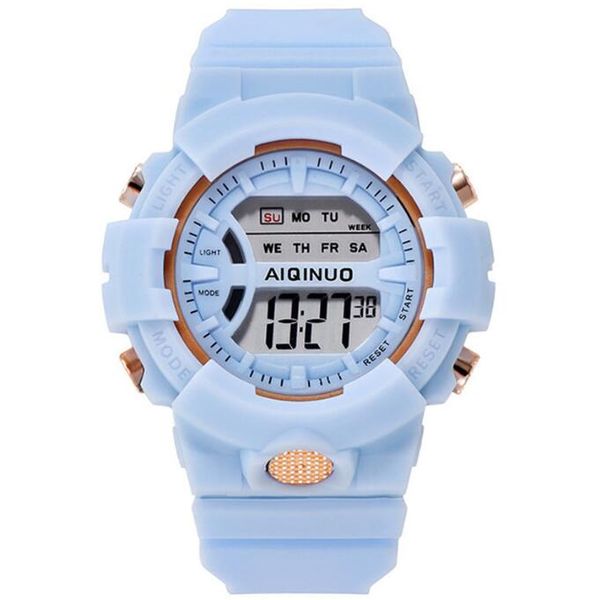 LED montres numériques enfants montres de Sport lumineux étanche Sport enfants montre bracelet en Silicone montre-bracelet électronique pour garçons Gril