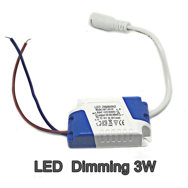 LED gradation 3W tension d'entrée AC110V tension de sortie DC10V courant 280-300ma IP20 LED transformateur de pilote pour panneau lumineux LED 1 pièces/paquet