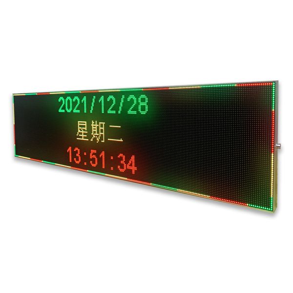 Pantalla LED A2 Cartelera LED RGB programable Señal LED Desplazamiento Tablero de mensajes publicitarios Temporizador de cuenta regresiva 230725