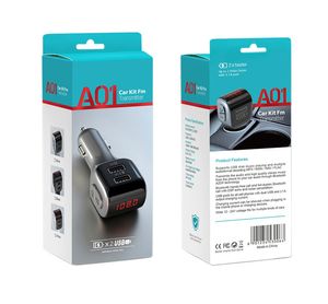 Affichage LED Kit de voiture Bluetooth Transmetteur FM Charge rapide Double chargeur USB Prend en charge le disque flash Mains libres Audio Lecteur MP3 Récepteur Radio