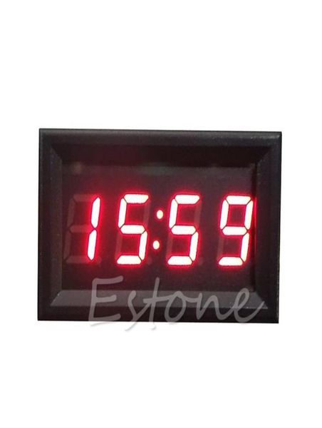 Affichage LED horloge numérique 12V24V tableau de bord voiture moto accessoire 1PC4700098