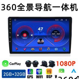 Led-display T5 Android Groot Sn 9-inch 10-inch voertuignavigatie 360 panoramische alles-in-één Hine Carplay Navigator Host Drop Delivery Dhesv