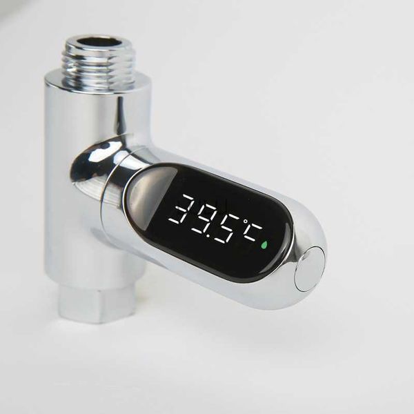 Thermomètre de douche d'eau à affichage LED, électricité auto-génératrice, moniteur de température de l'eau, compteur d'énergie intelligent thermomètre HKD230825 HKD230825