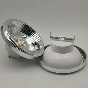 LED Down Lamp Warm Koud wit verlichting Dimbaar AR111 Embedded COB LED Spotlight 12W GU10 Plafondlamp ES111 AC85-265V DC12V272F