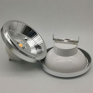 LED Down Lamp Warm Koud wit verlichting Dimbaar AR111 Ingebouwde COB LED Spotlight 12W GU10 Plafondlamp ES111 AC85-265V DC12V257x